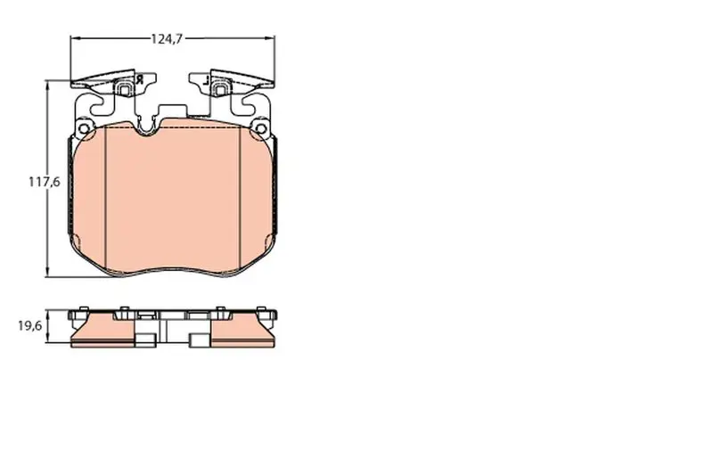 TRW GDB2147 Колодки передние BMW 3 G20, 5