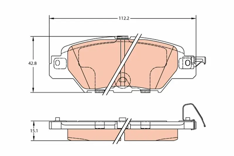 GDB2163 Колодки тормозные MAZDA CX 5