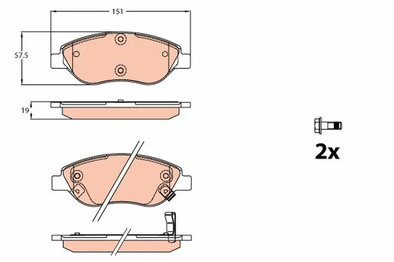 GDB2228 КОЛОДКИ ТОРМОЗНЫЕ ДИСКОВЫЕ