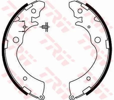 TRW GS8559 КОЛОДКИ БАРАБАННЫЕ HONDA CIVIC