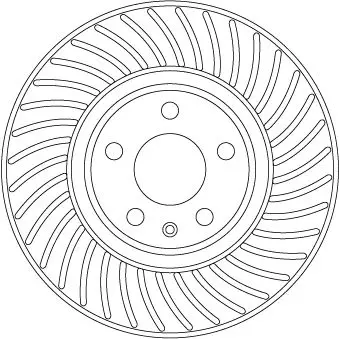 TRW DF6950S Диск тормозной передний AUDI
