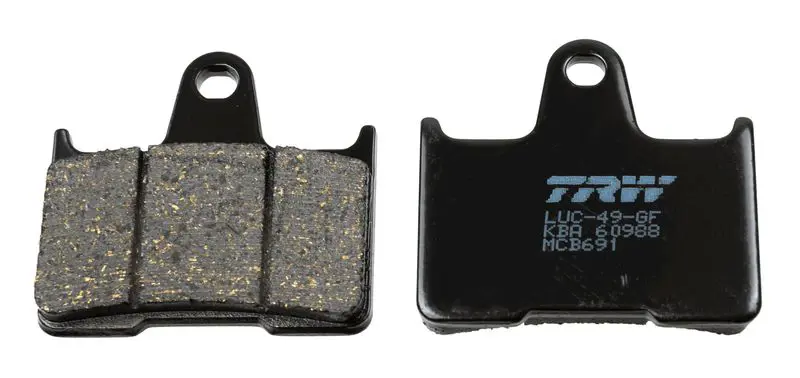 MCB691 TRW КОЛОДКИ ТОРМ.ЗАД. MOTO