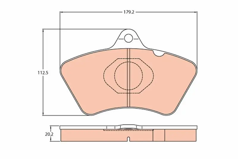 TRW GDB5081 Колодки тормозные дисковые