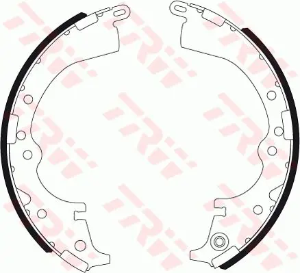 TRW GS7333 Колодки тормозные барабанные
