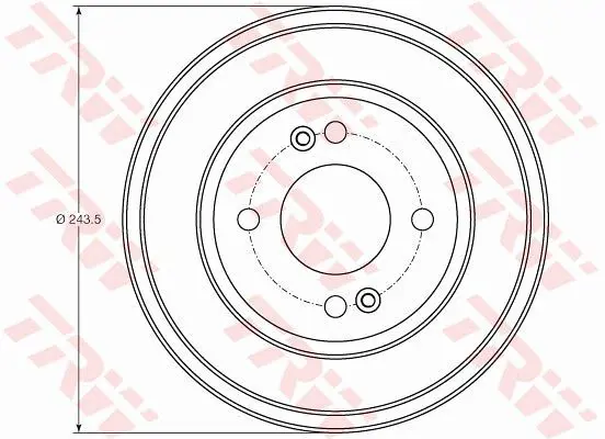 TRW DB4401 Тормозный барабан