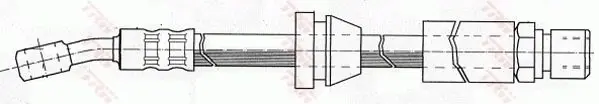 TRW PHD415 Тормозной шланг
