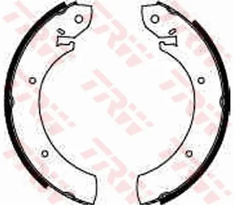 TRW GS6250 Колодки тормозные барабанные