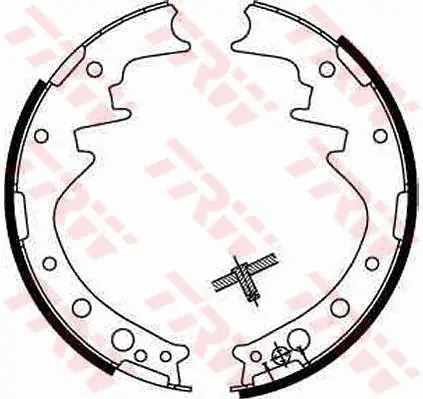 TRW GS8170 Колодки тормозные барабанные