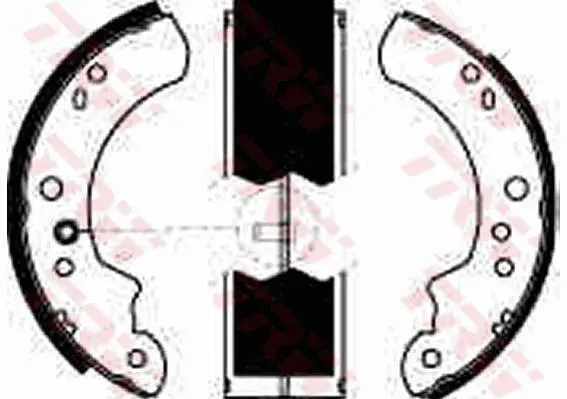 TRW GS6223 Колодки барабанные FORD