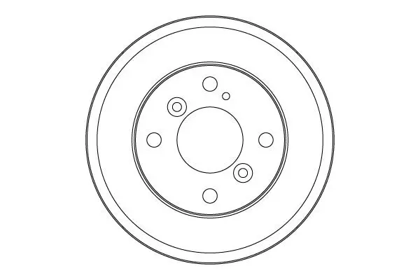 TRW DB4553 Тормозной барабан