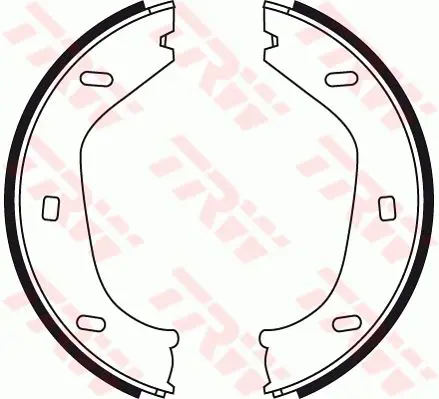 TRW GS8219 КОЛОДКИ ТОРМОЗНЫЕ БАРАБАННЫЕ