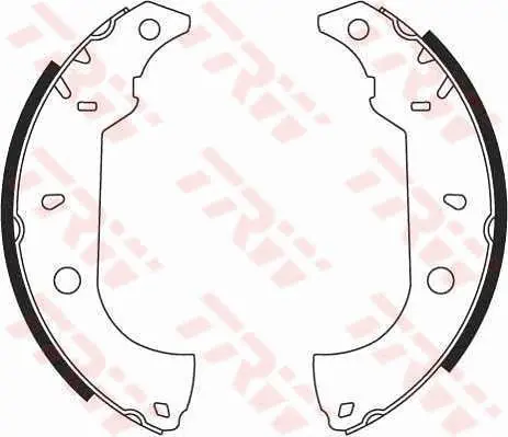 TRW GS8614 КОЛОДКИ ТОРМОЗНЫЕ БАРАБАННЫЕ