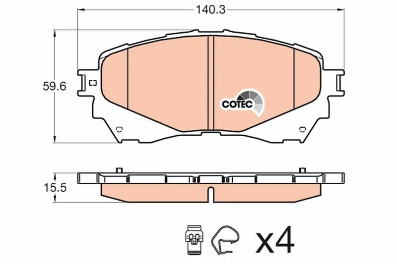 GDB3580 Колодки передние MAZDA 6 (GJ,