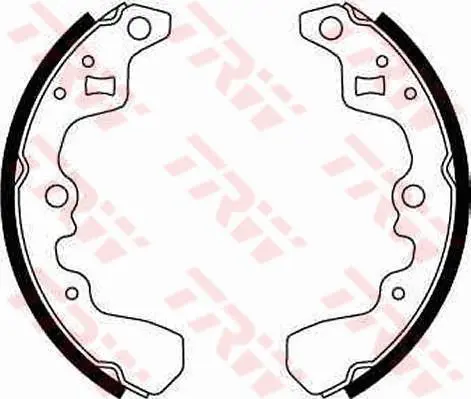 TRW GS8248 Комлект тормозных накладок