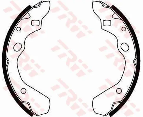 TRW GS8290 Колодки тормозные барабанные