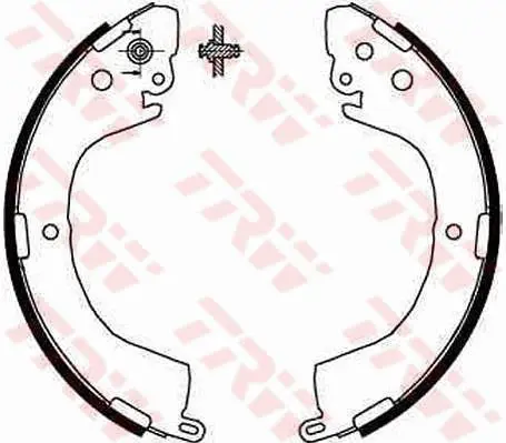 TRW GS8667 Колодки тормозные барабанные