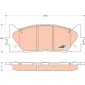 GDB3429 Колодки передние TOYOTA CAMRY