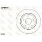 DF8115 Диск тормозной задний MAZDA 6