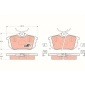 GDB1314 Колодки тормозные дисковые