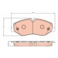 GDB2103 Колодки тормозные MERCEDES