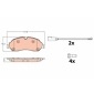 GDB2117 Колодки тормозные FORD TRANSIT