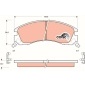 GDB3200 Колодки передние MITSUBISHI