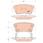 GDB3494 Колодки задние HYUNDAI
