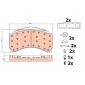 GDB5116 Колодки тормозные пер. MAN TGS