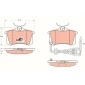 GDB1475 Колодки тормозные дисковые