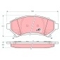GDB1308 КОЛОДКИ ТОРМОЗНЫЕ ДИСКОВЫЕ