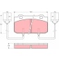 GDB902 Колодки тормозные передн ALFA