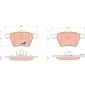 GDB1565 Колодки тормозные дисковые