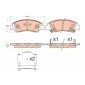 GDB3618 Колодки HYUNDAI GRAND i10 (IA)