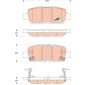 GDB3507 Колодки тормозные NISSAN