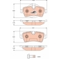 GDB1766 Колодки задние MINI (R56-R59)