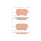 GDB1712 Колодки передние MINI (R50,