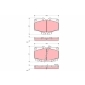 GDB1133 КОЛОДКИ ТОРМОЗНЫЕ