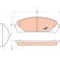 GDB3484 Колодки передние LEXUS
