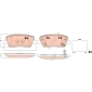 GDB2621 Brake Pad Set, disc brake