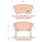 GDB3494 Колодки задние HYUNDAI
