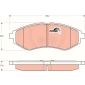 GDB3330 TRW Колодки тормозные дисковые