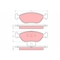 GDB1246 TRW Тормозные колодки GDB1246