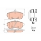 GDB2056 TRW GDB2056 колодки дисковые