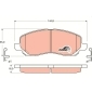 GDB3287 TRW Колодки передние MITSUBISHI