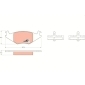 GDB463 TRW Тормозные колодки GDB463