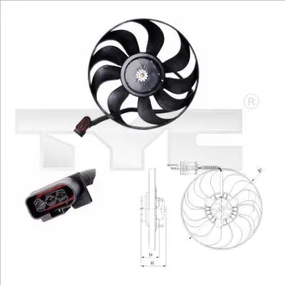 TYC 8370022 Вентилятор