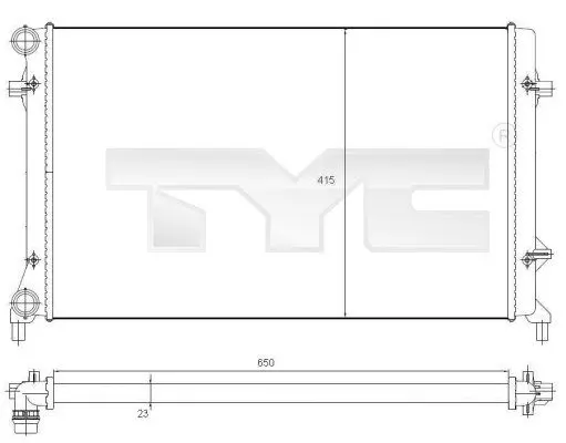 TYC 7020025 Теплообменник