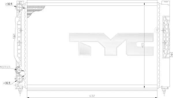 TYC 7020011 Теплообменник