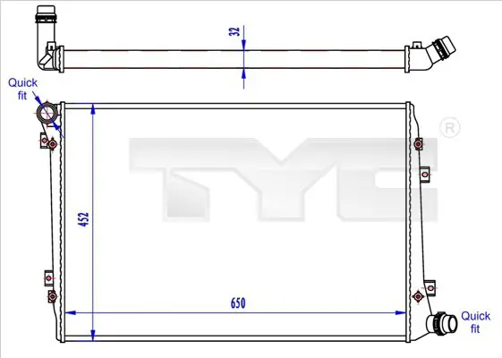 TYC 7370062R Теплообменник