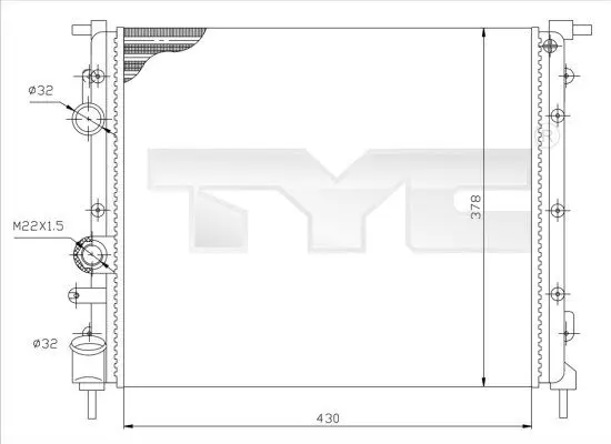 TYC 7280026 Теплообменник